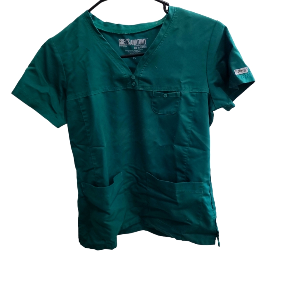 Green Scrub top
